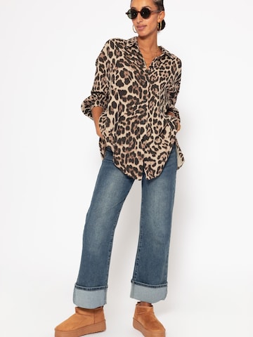 SASSYCLASSY Bluse in Braun