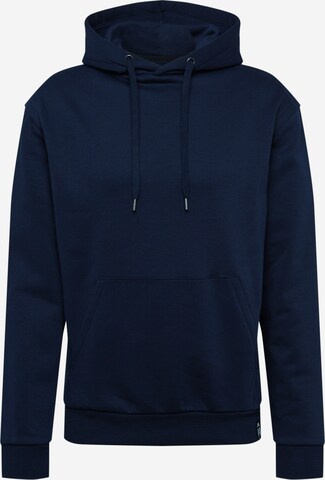 QS Sweatshirt in Blauw: voorkant