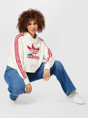 ADIDAS ORIGINALS Sweatshirt 'Thebe Magugu ' in Weiß