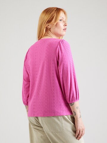 ONLY Carmakoma Blouse 'CARSANDRA' in Pink