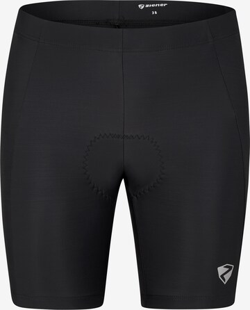 ZIENER Skinny Fahrradtight 'NIARA X-Function' in Schwarz: predná strana