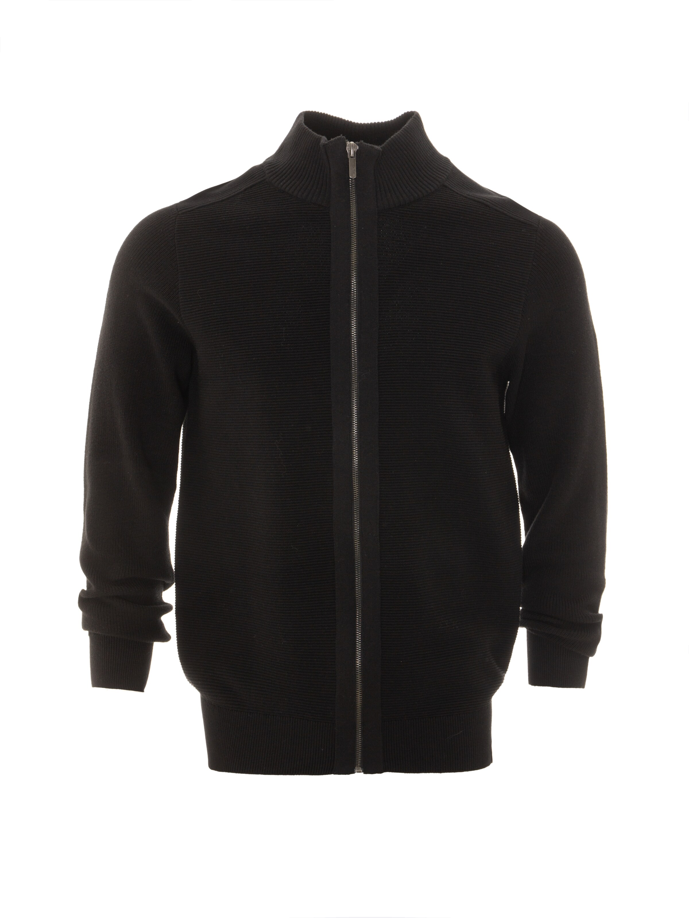 BIG STAR Knit cardigan 'Tonys' in Black: front