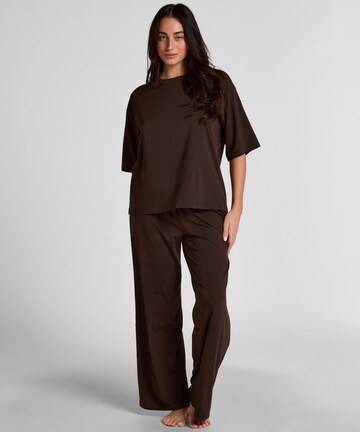 Hunkemöller Slaapshirt in Bruin
