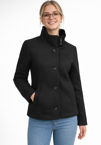 Elara Mantel in Schwarz: Vorderseite
