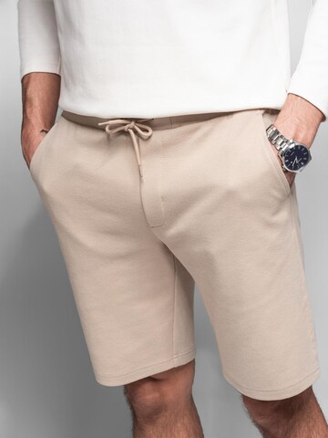 Ombre Slimfit Broek in Beige