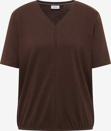 CECIL Shirt in Braun: Vorderseite