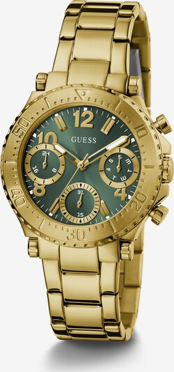 GUESS Analog Watch ' COSMIC ' in Gold / Green, Item view