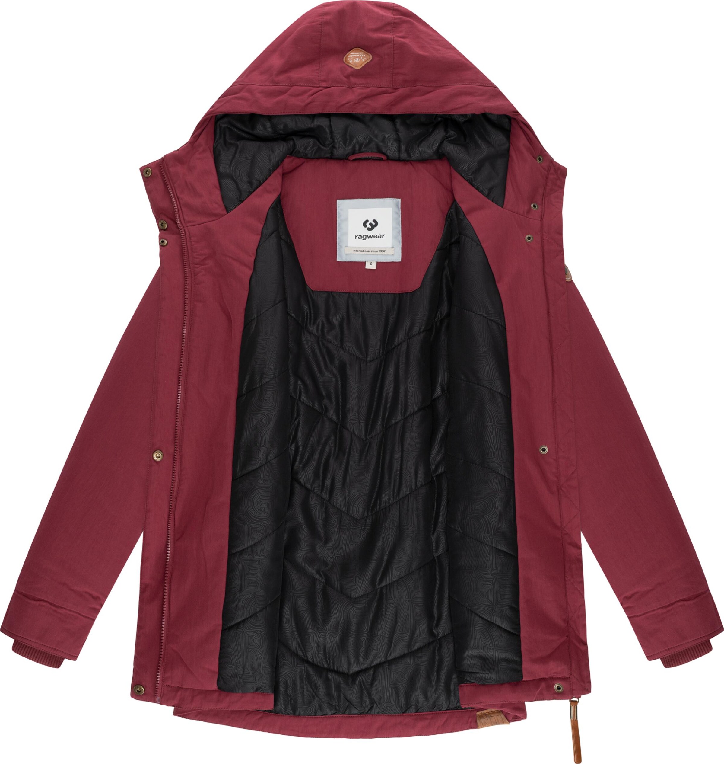 Ragwear Winterjas ' Monadena Parka YOUMODO ' in Rood