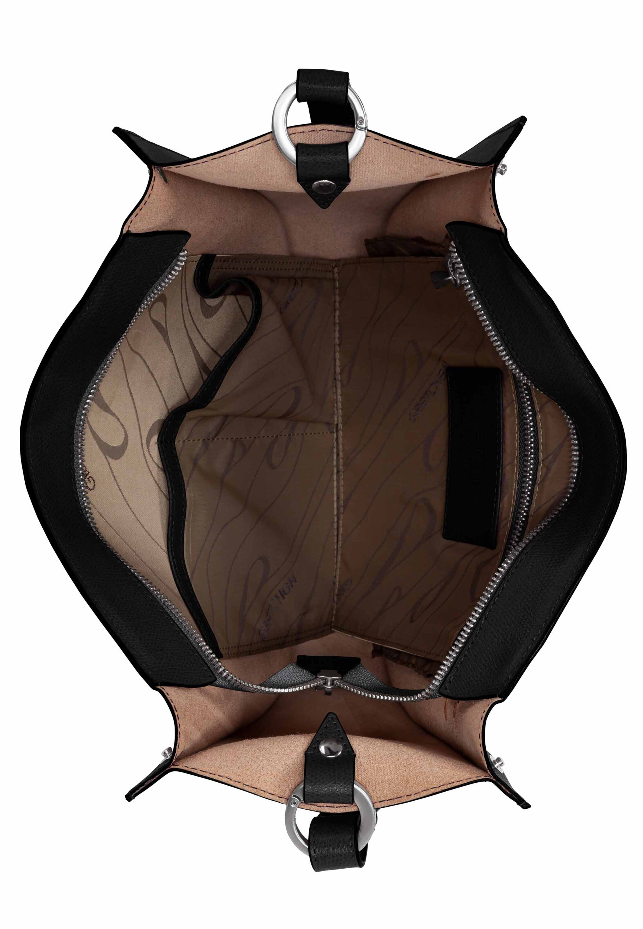 Gretchen Schultertasche 'Erica' in Schwarz