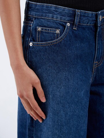 Dr. Denim Loosefit Jeans 'Dace Mid Wide Capri' in Blauw