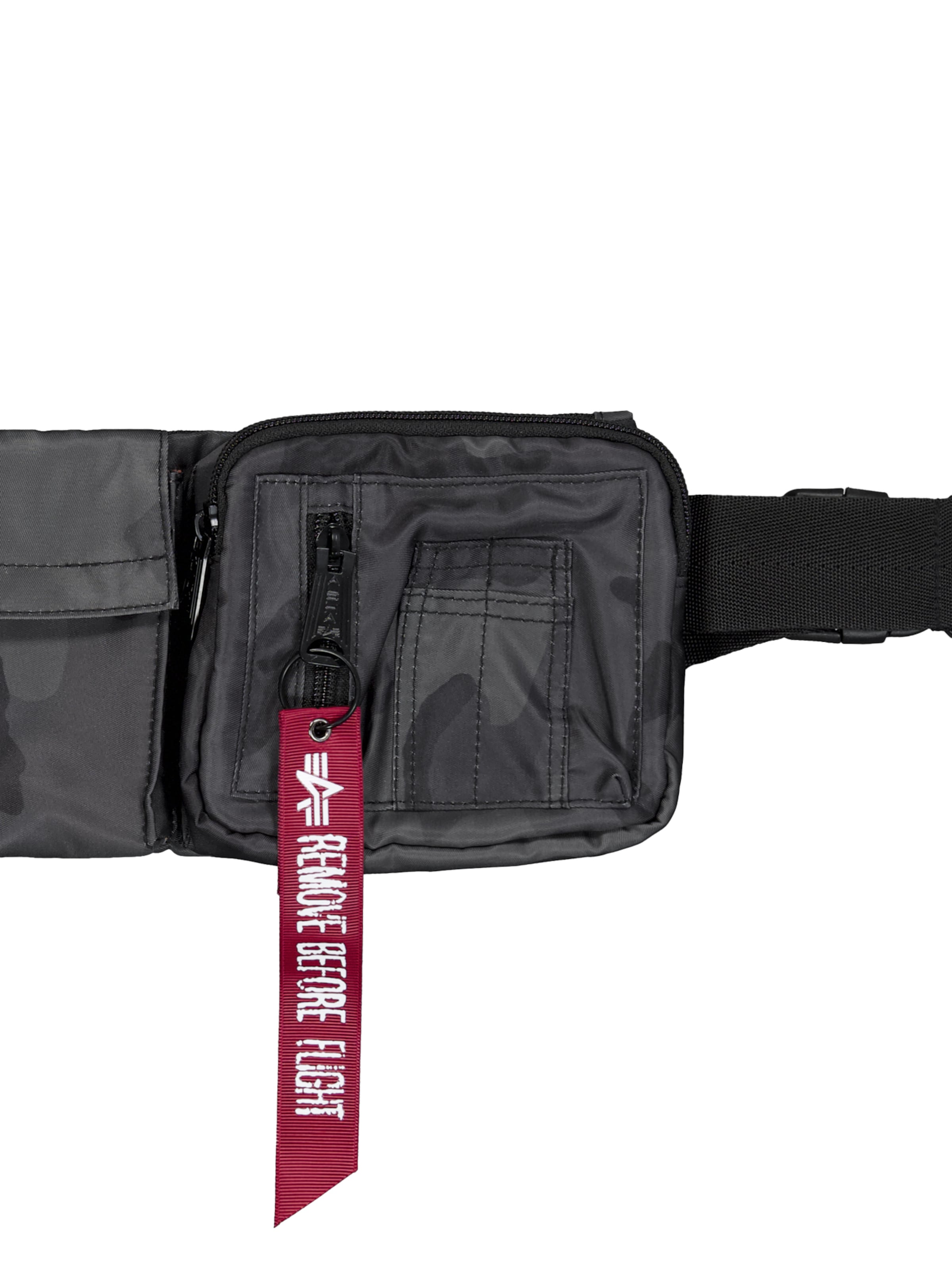 ALPHA INDUSTRIES Gürteltasche in Schwarz