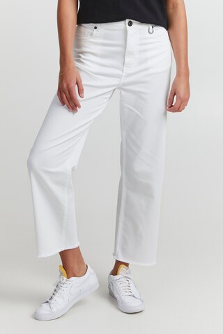 PULZ Jeans - Bootcut Vaquero en blanco: frente