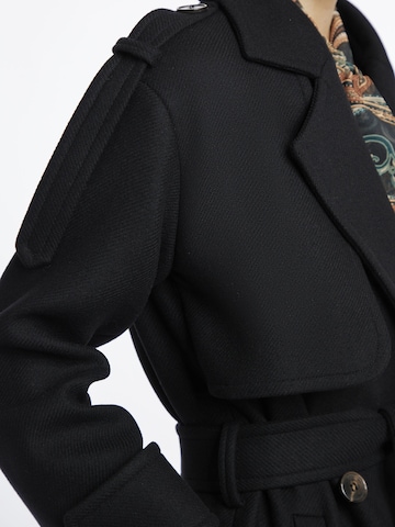 Nicowa Between-seasons coat ' PAWONA' in Black
