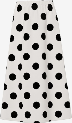 HYPEDROP Skirt in White: front