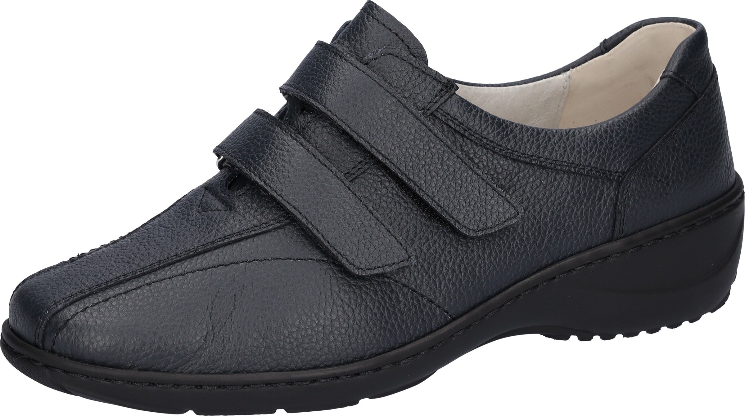 WALDLÄUFER Slipper in Blau: Vorderseite