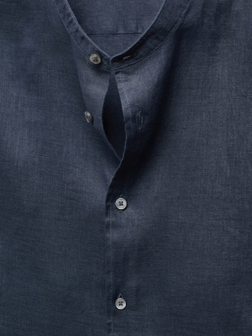 MANGO MAN Regular fit Button Up Shirt 'Chennai' in Blue