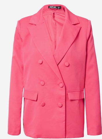 Nasty Gal Blazer in Pink: front