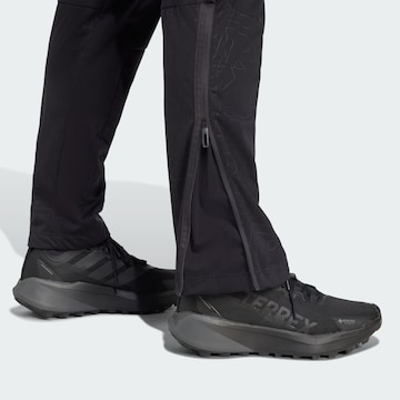 ADIDAS TERREX Slim fit Sports trousers in Black