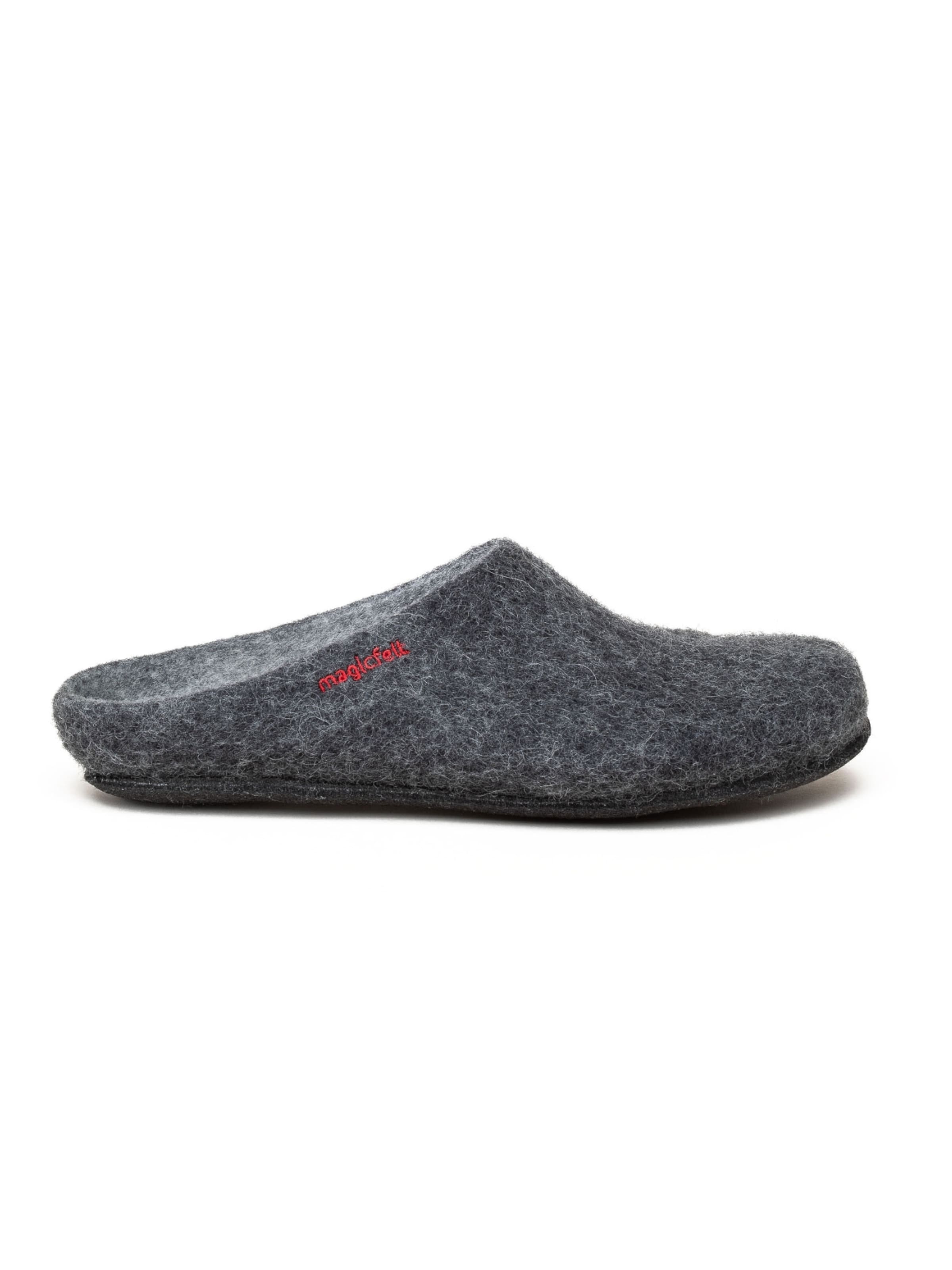 MagicFelt Hausschuh 'Magicfelt Filzpantoffel Magicfelt 709' in Grau