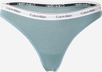 String Calvin Klein Underwear en bleu : devant
