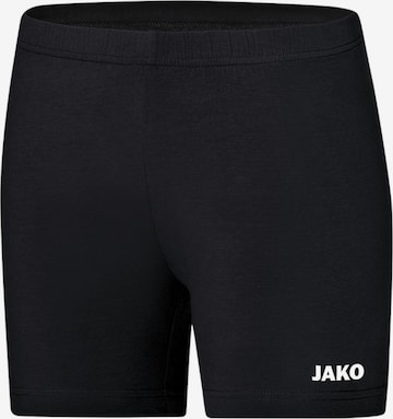 Skinny Pantalon de sport JAKO en noir : devant