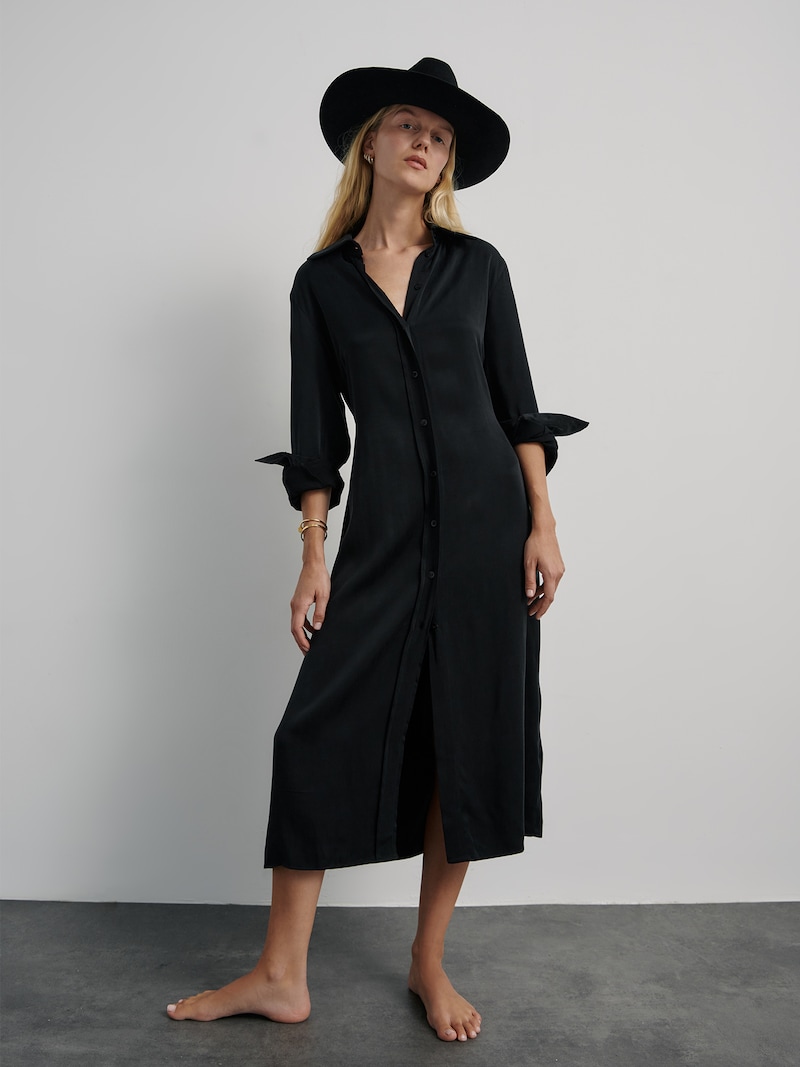 Women Clothing ABOUT YOU x Marie von Behrens Shirt dresses Black