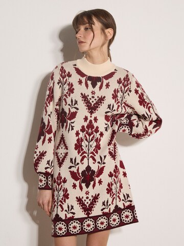Robes en maille ' ' Apricot en argent : devant