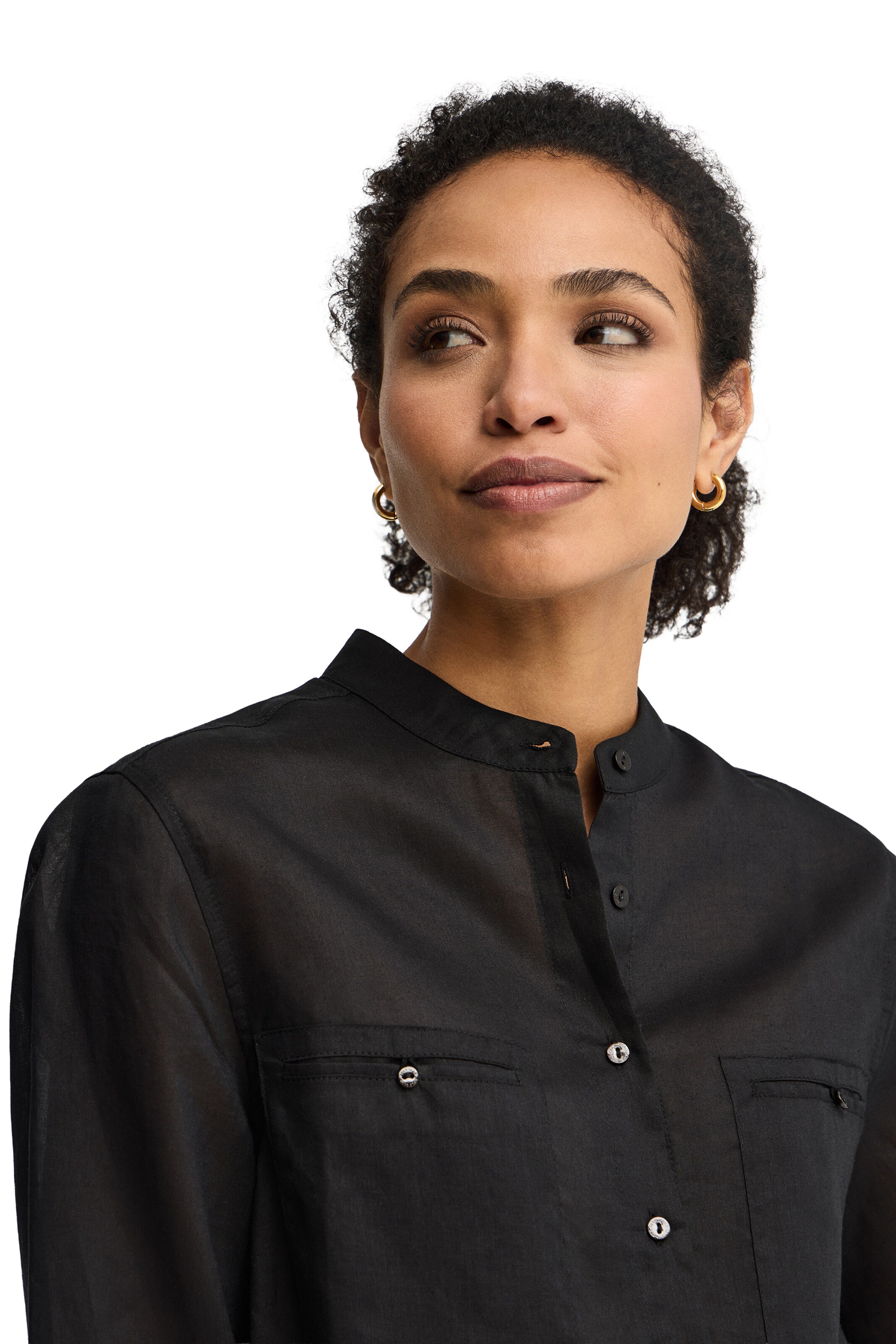 Polo Club Blouse in Black