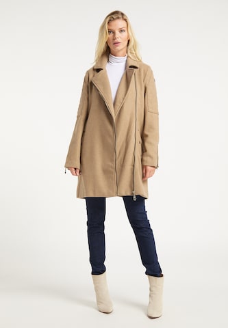 DreiMaster Vintage Between-Seasons Coat in Beige