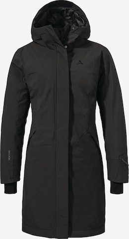Schöffel Outdoormantel in Zwart: voorkant