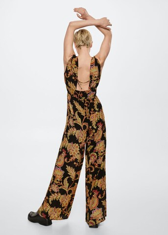 MANGO Jumpsuit 'Teddy' in Black