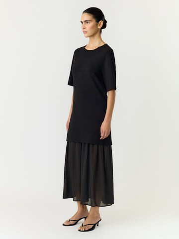 YAS - Vestido de punto 'YASBeani' en negro