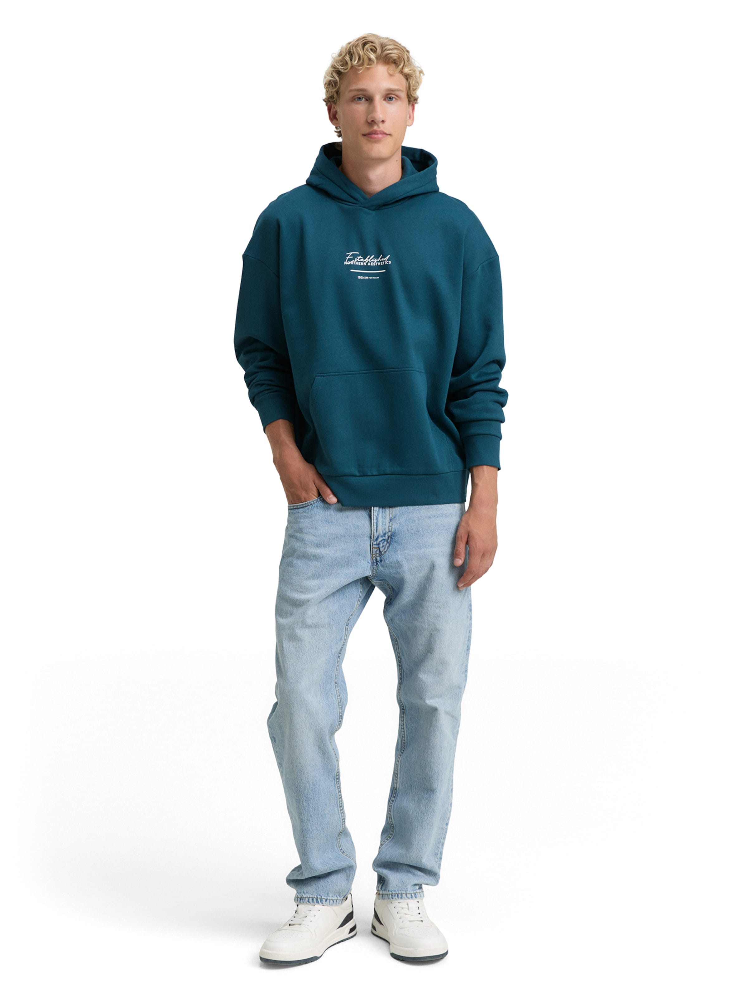 TOM TAILOR DENIM Sweatshirt i grön
