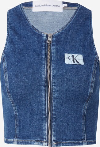 Top di Calvin Klein Jeans in blu: frontale