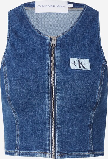 Calvin Klein Jeans Overdel i blue denim, Produktvisning