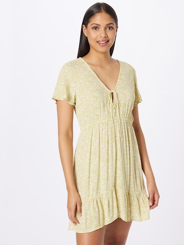 BILLABONG Letní šaty – žlutá: přední strana