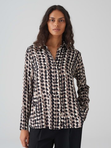 OPUS Bluse 'Fosmo' in Grau: Vorderseite
