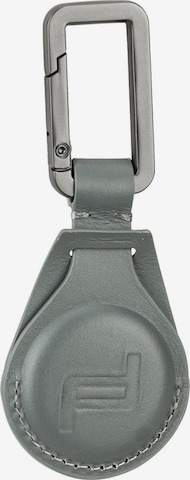 Porsche Design Schlüsselanhänger 'Airtag' in Grau: Vorderseite