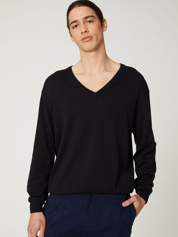 Pullover 'Deniz' di DAN FOX APPAREL in nero: frontale