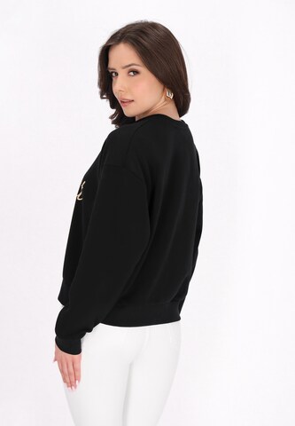 Sweat-shirt 'Fashion Look' faina en noir