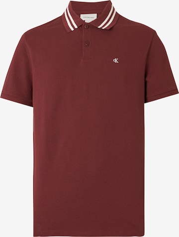 Calvin Klein Jeans Μπλουζάκι σε καφέ: μπροστά