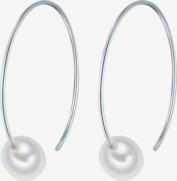 Valero Pearls Earrings in Silver: front