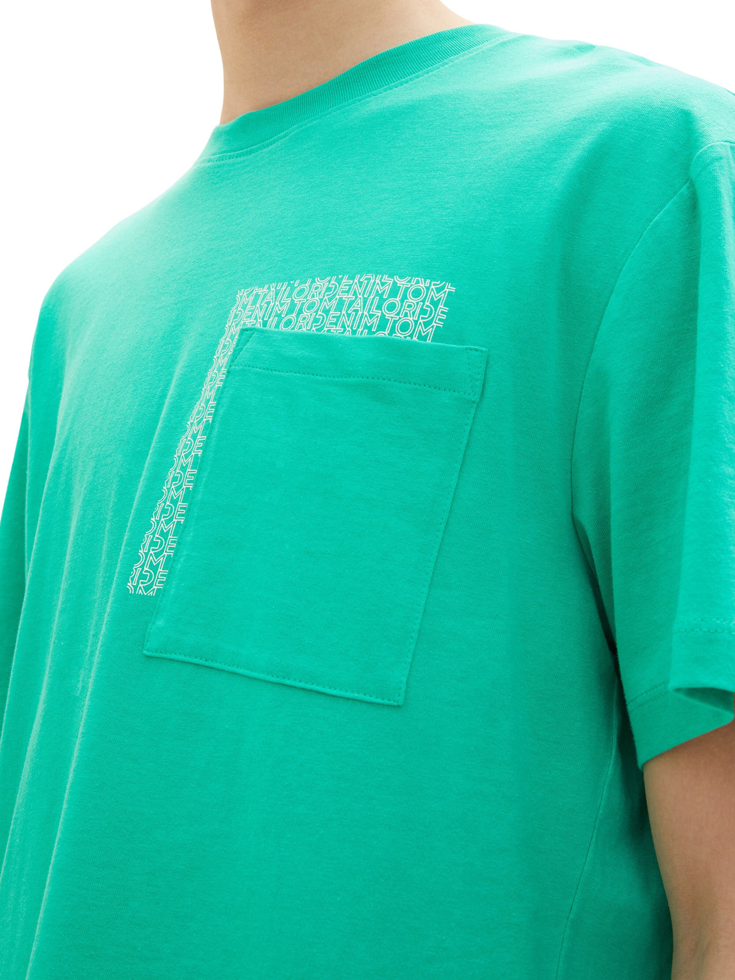 T-Shirt TOM TAILOR DENIM en vert