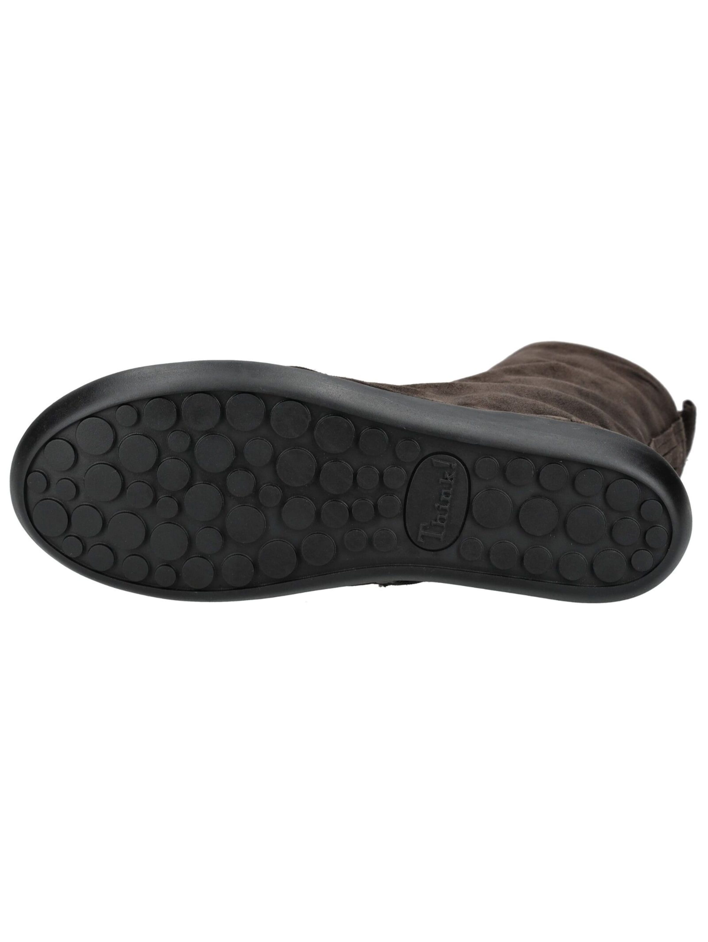 THINK! Lace-Up Ankle Boots in Brown