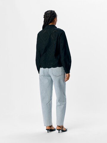 Camicia da donna 'Bitten' di OBJECT in nero