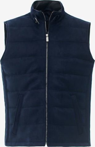 PIERRE CARDIN Vest in Blue: front