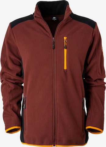 FORSBERG Fleecejacke 'Brodir III funktionelle Fleecejacke' in Rot: Vorderseite