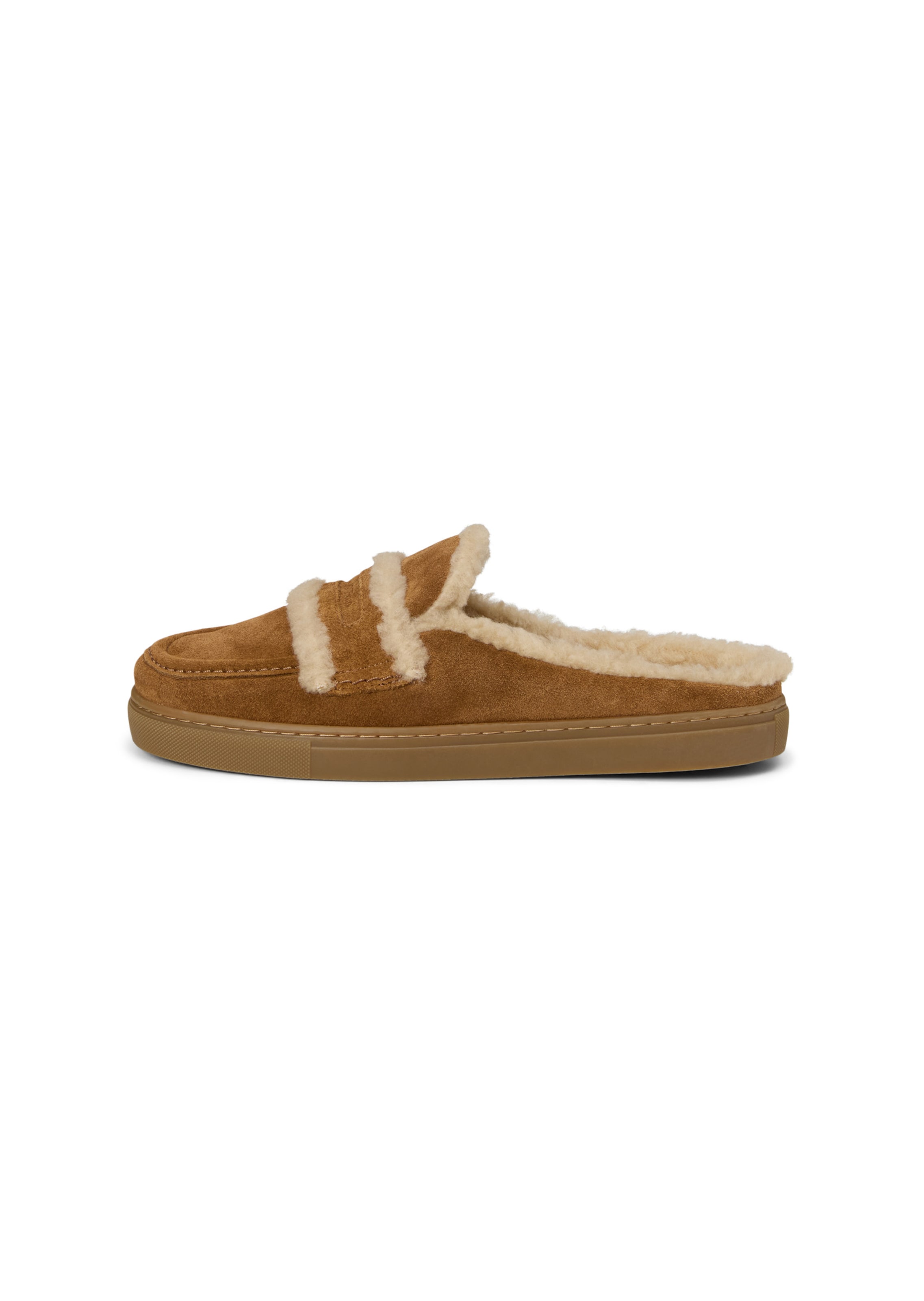 Marc O'Polo Mule 'Kara' in Brown: side