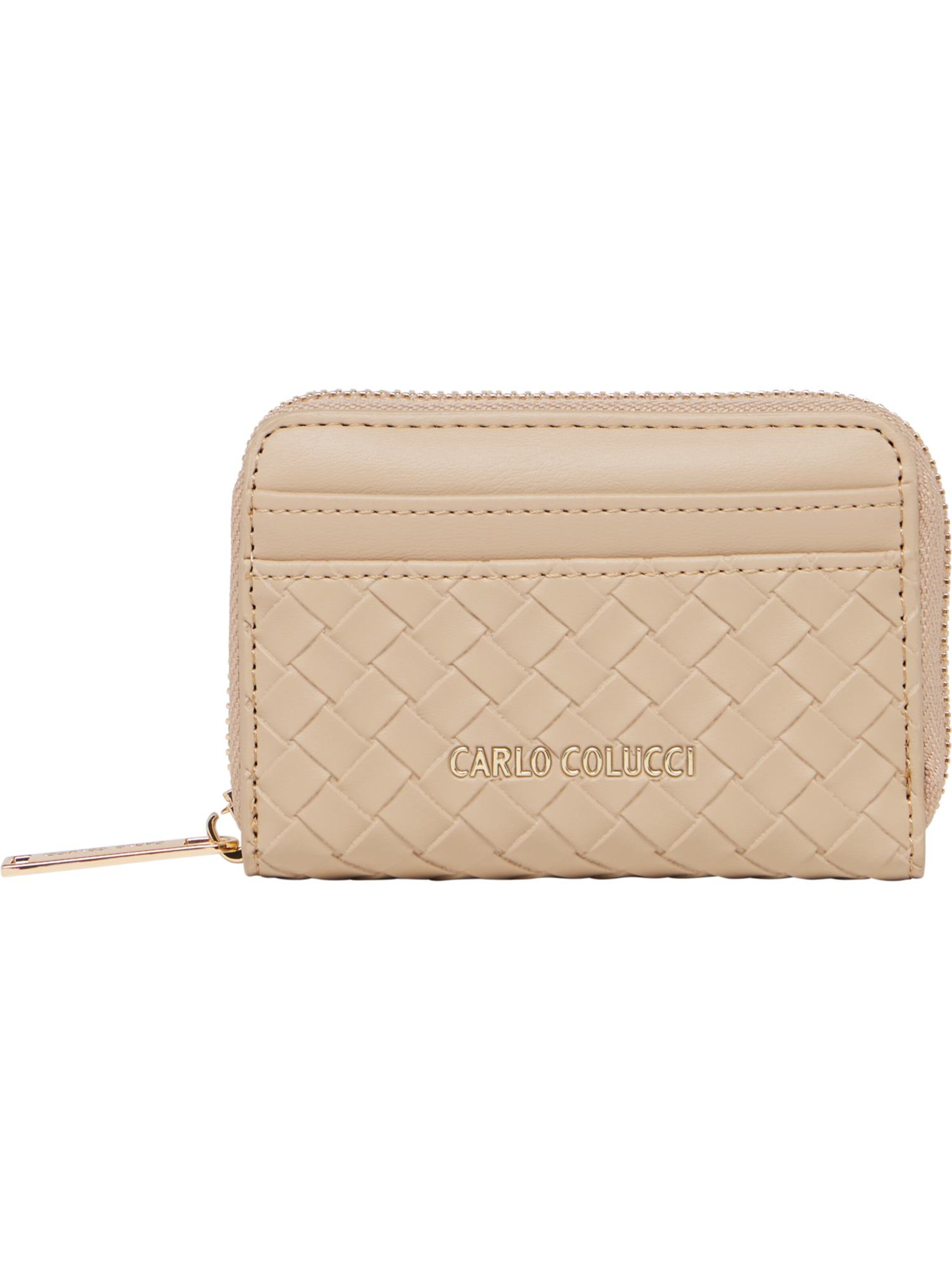 Porte-monnaies 'Devescovi' Carlo Colucci en beige : devant