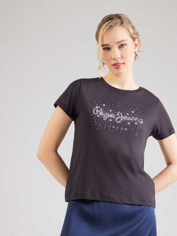 Pepe Jeans Tričko 'Brady' - Čierna: predná strana